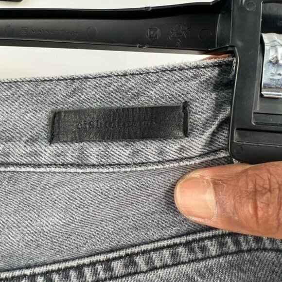 Ei8htdreams grey jeans straight ribbed hem size 25 - Picture 5 of 12